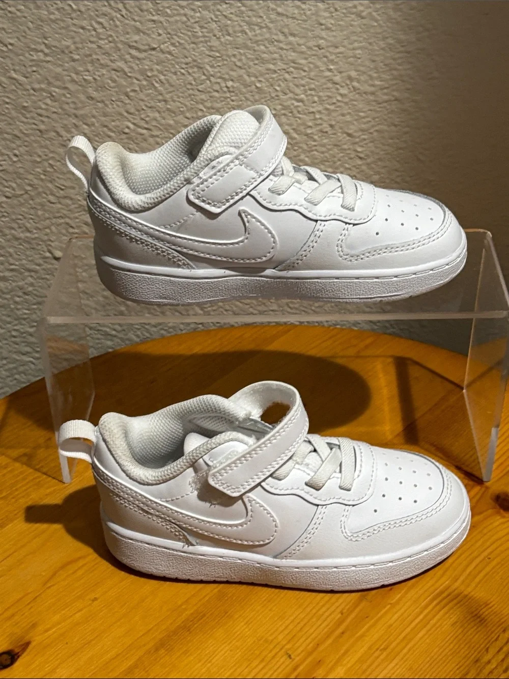 Nike Kids All White Classic Athletic Sneakers 9C